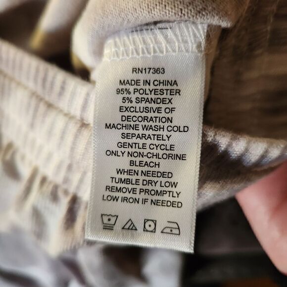 Anne Klein Tie Dye Print Jogger Loungewear Size XL - Picture 7 of 7